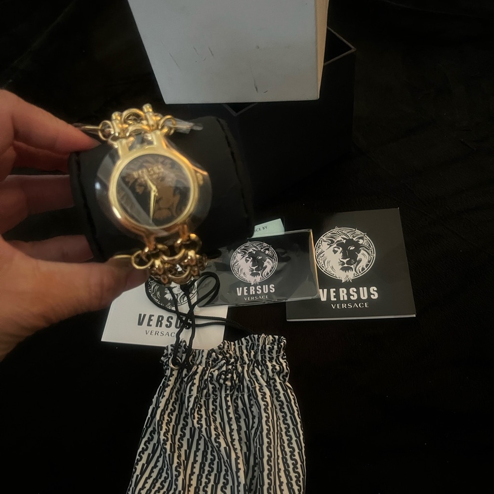 Versus Versace Gold and Black Women's Watch - Picture 3 of 3